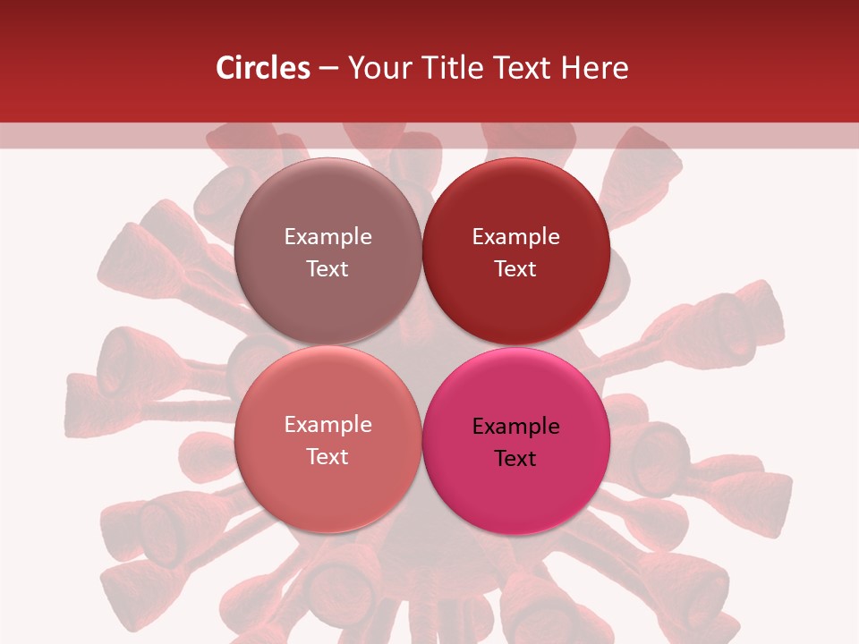 A Red And White Corona Corona Powerpoint Presentation PowerPoint Template