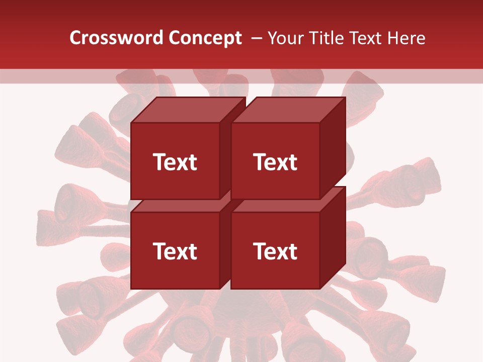 A Red And White Corona Corona Powerpoint Presentation PowerPoint Template