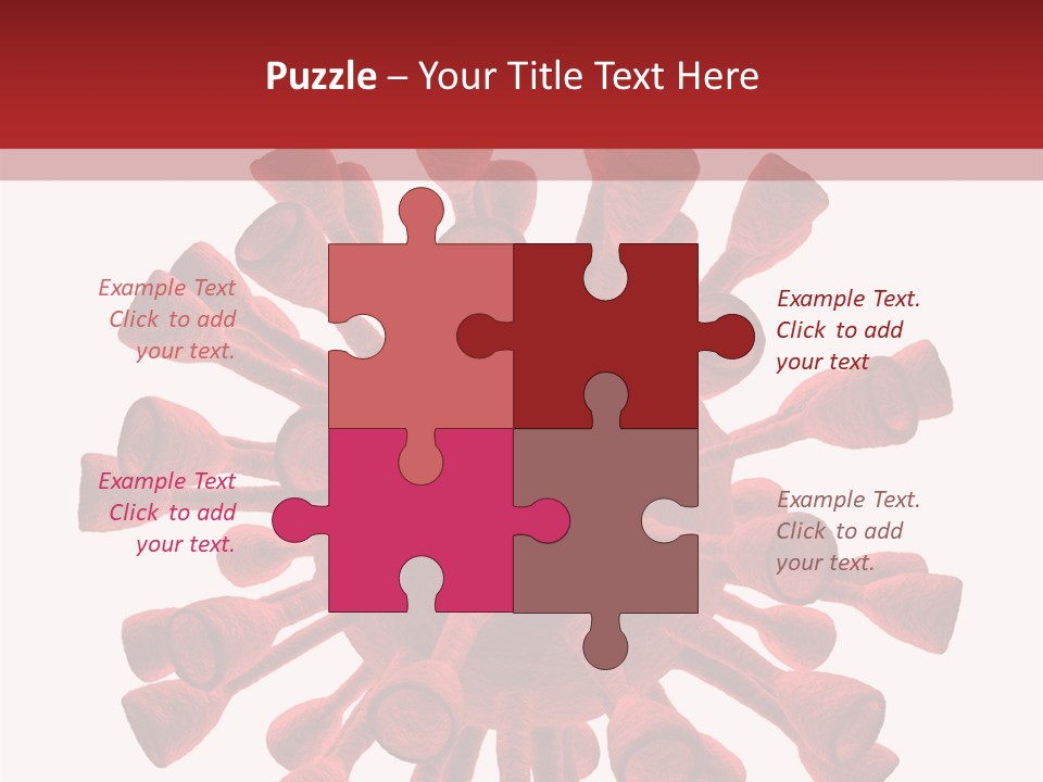 A Red And White Corona Corona Powerpoint Presentation PowerPoint Template