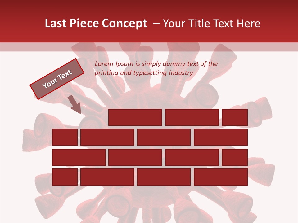 A Red And White Corona Corona Powerpoint Presentation PowerPoint Template