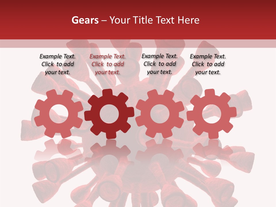 A Red And White Corona Corona Powerpoint Presentation PowerPoint Template