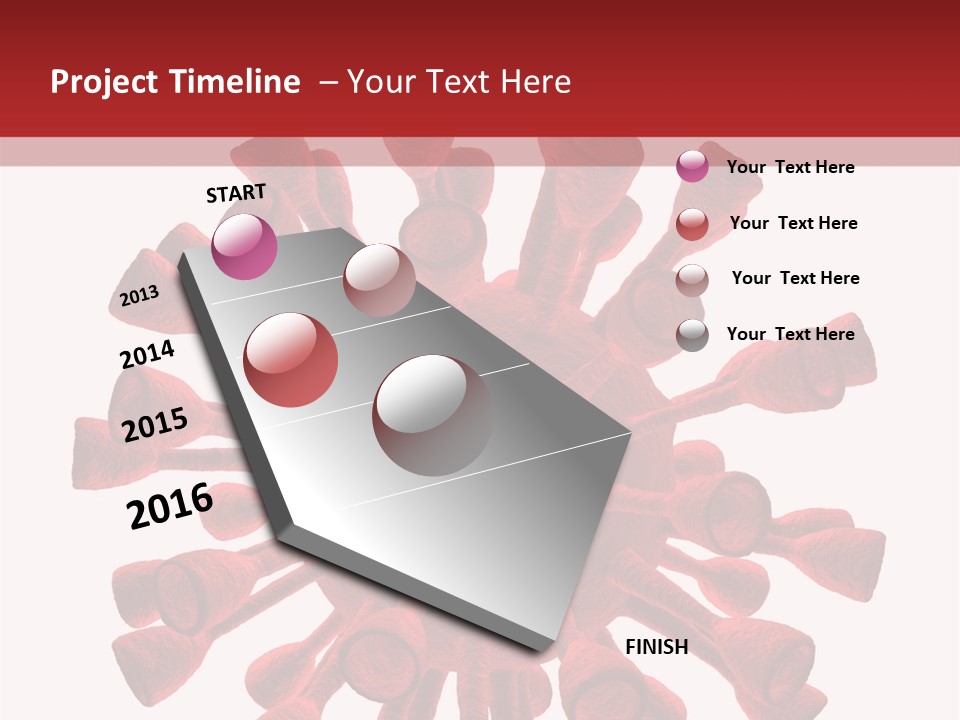 A Red And White Corona Corona Powerpoint Presentation PowerPoint Template