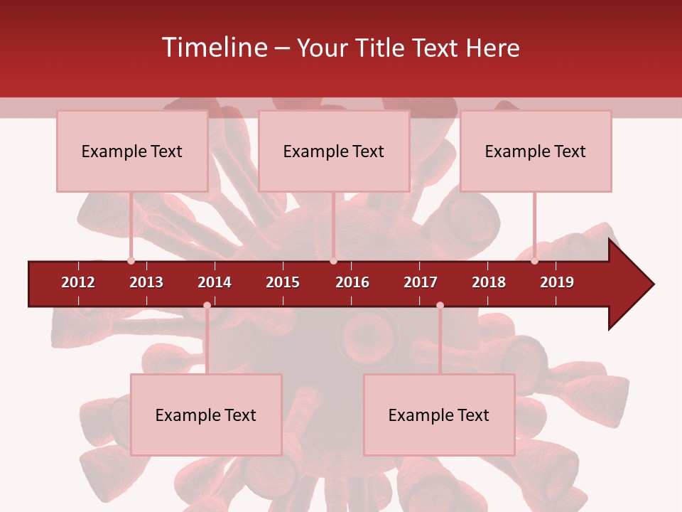 A Red And White Corona Corona Powerpoint Presentation PowerPoint Template