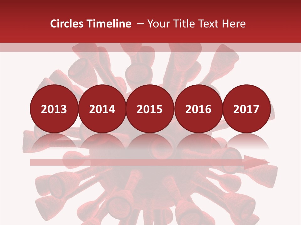 A Red And White Corona Corona Powerpoint Presentation PowerPoint Template