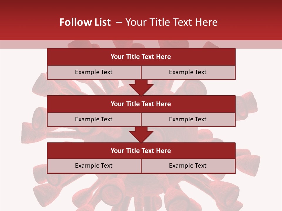 A Red And White Corona Corona Powerpoint Presentation PowerPoint Template