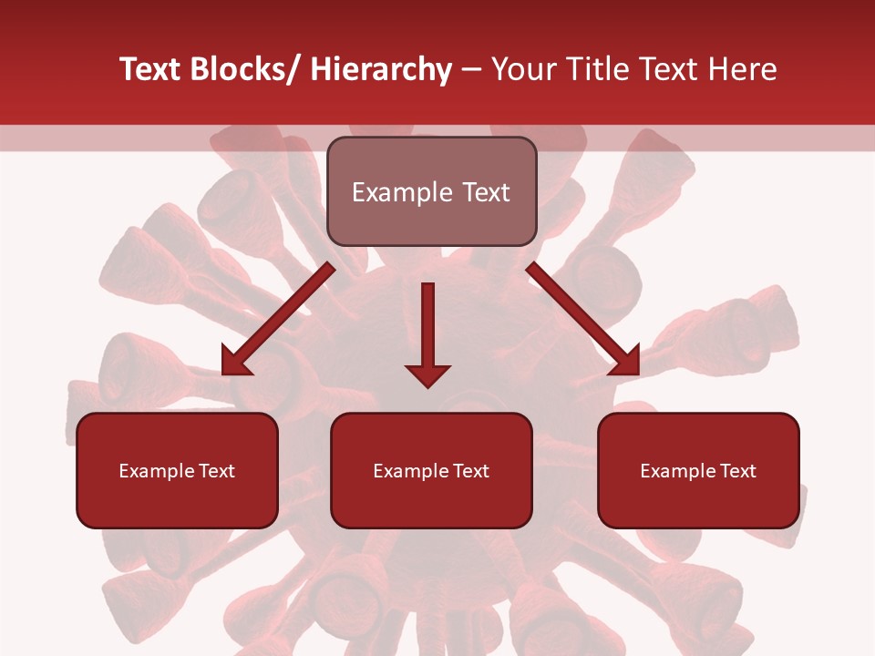 A Red And White Corona Corona Powerpoint Presentation PowerPoint Template