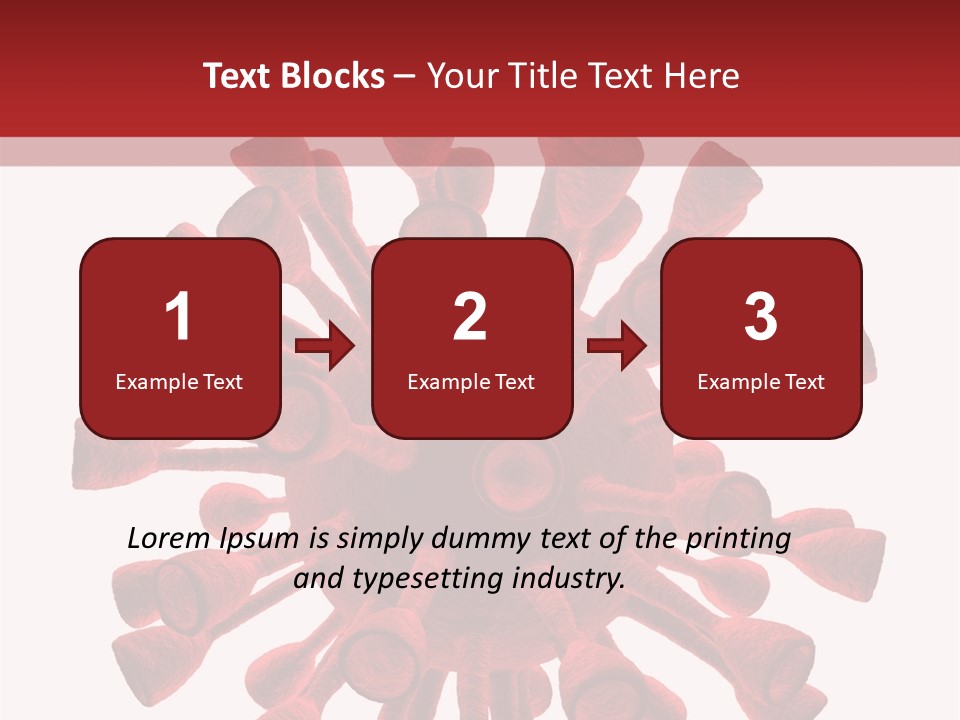 A Red And White Corona Corona Powerpoint Presentation PowerPoint Template