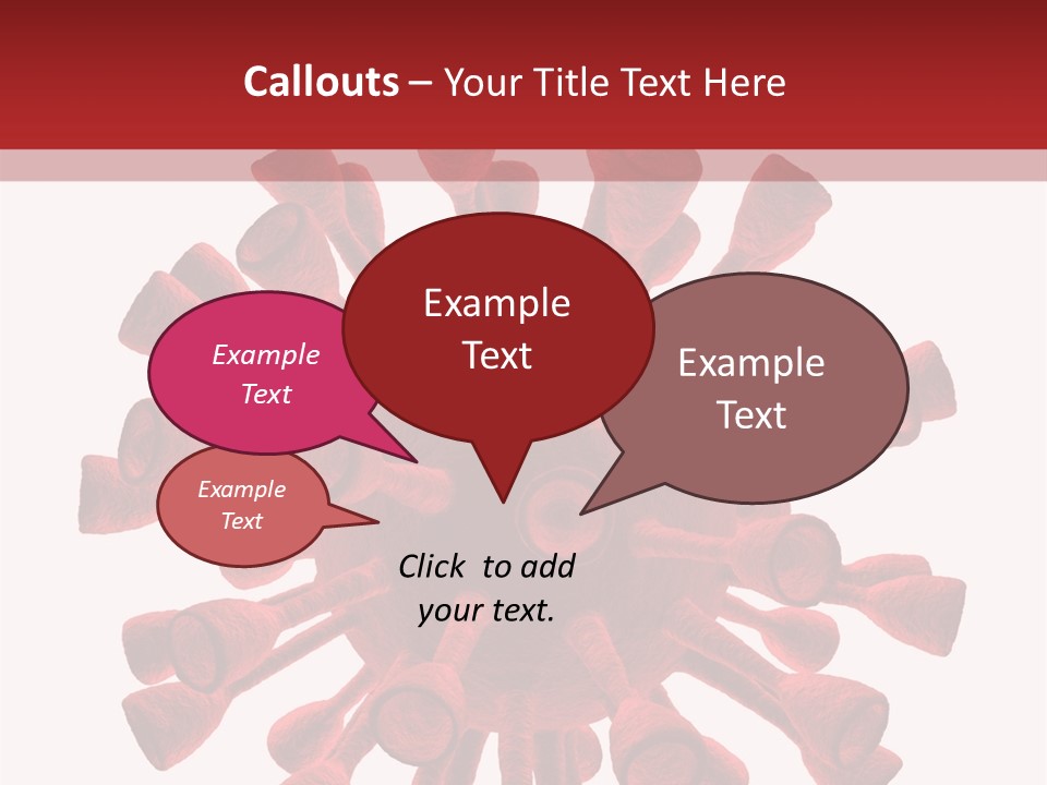 A Red And White Corona Corona Powerpoint Presentation PowerPoint Template