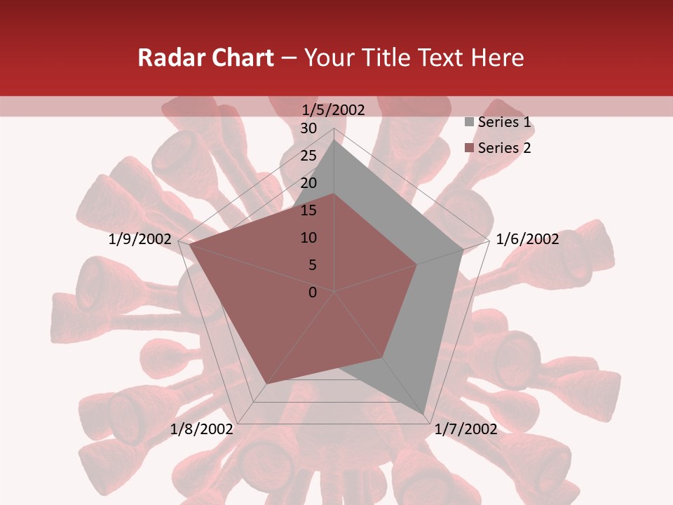 A Red And White Corona Corona Powerpoint Presentation PowerPoint Template