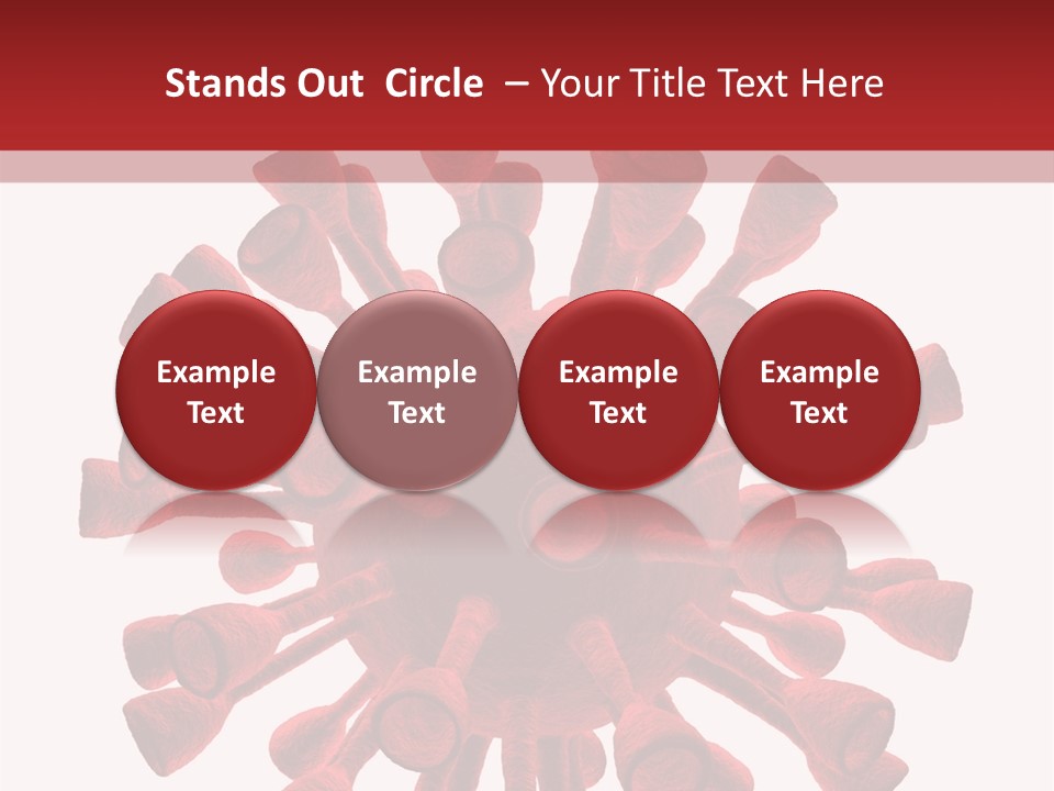 A Red And White Corona Corona Powerpoint Presentation PowerPoint Template