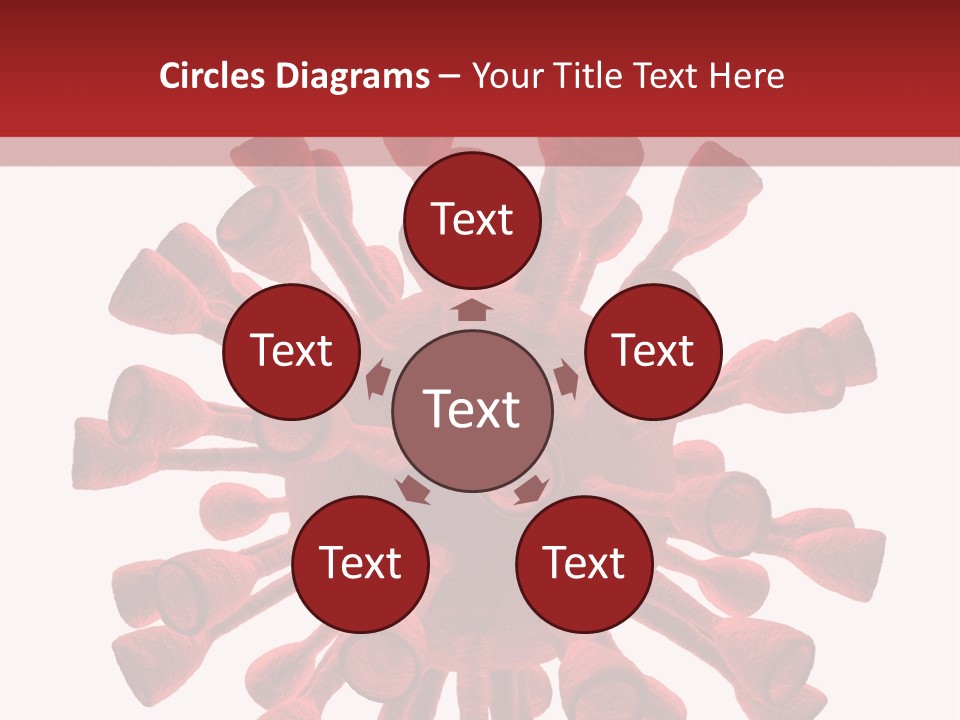 A Red And White Corona Corona Powerpoint Presentation PowerPoint Template