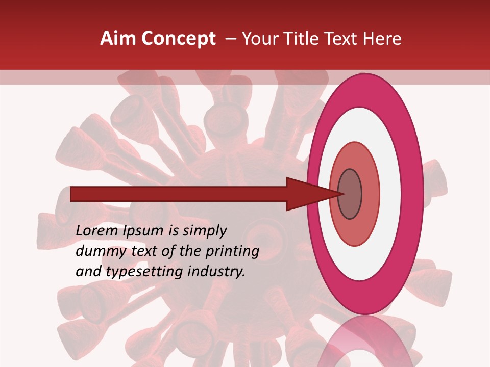 A Red And White Corona Corona Powerpoint Presentation PowerPoint Template