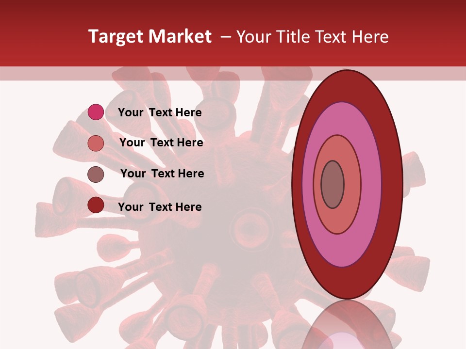 A Red And White Corona Corona Powerpoint Presentation PowerPoint Template