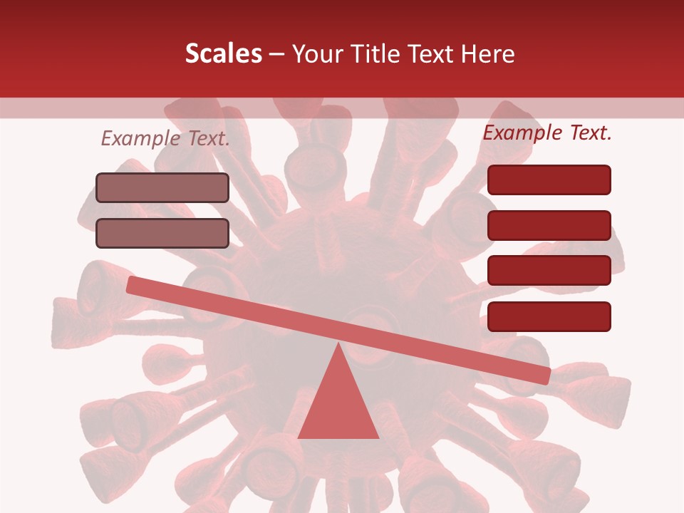 A Red And White Corona Corona Powerpoint Presentation PowerPoint Template