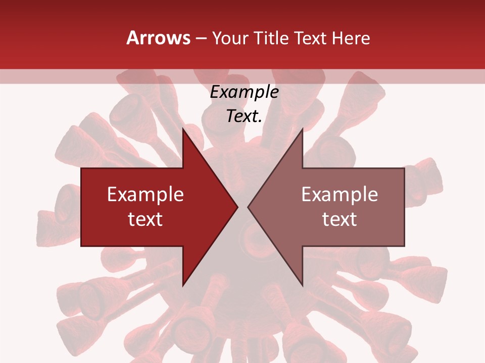 A Red And White Corona Corona Powerpoint Presentation PowerPoint Template