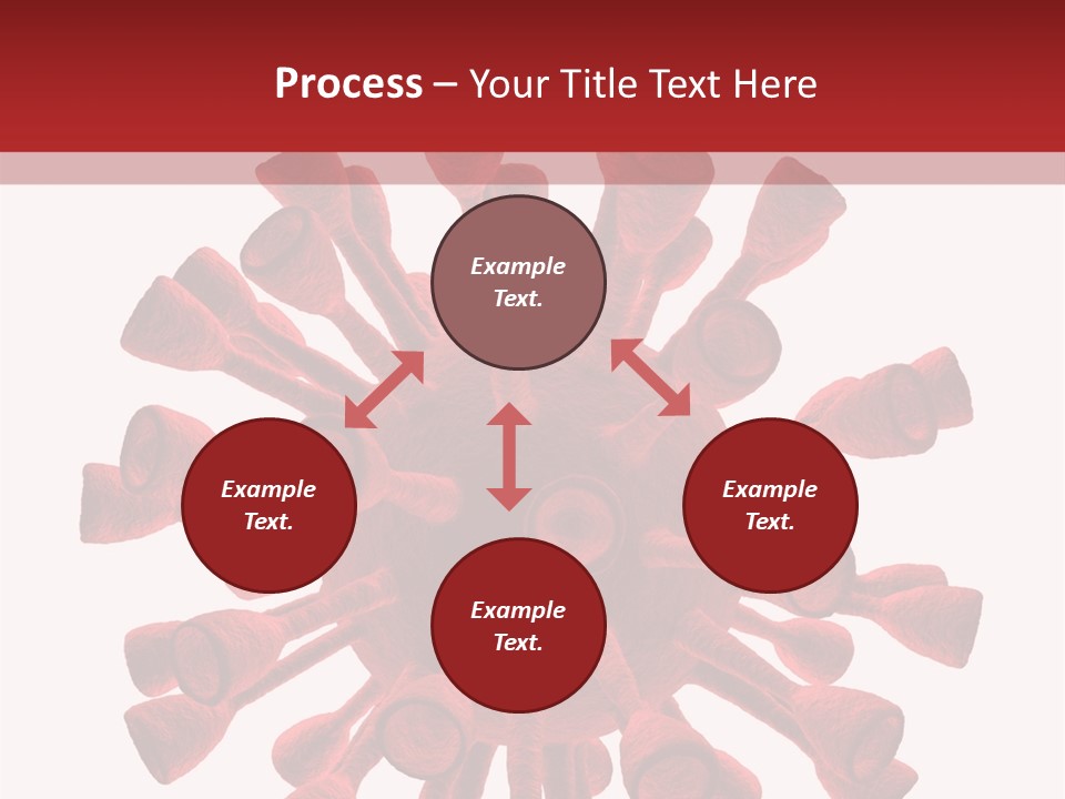 A Red And White Corona Corona Powerpoint Presentation PowerPoint Template