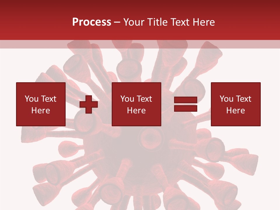 A Red And White Corona Corona Powerpoint Presentation PowerPoint Template