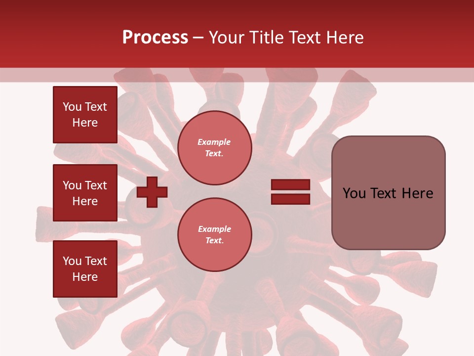 A Red And White Corona Corona Powerpoint Presentation PowerPoint Template