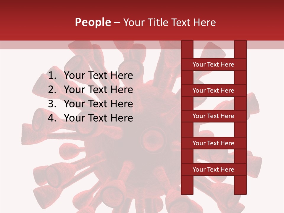 A Red And White Corona Corona Powerpoint Presentation PowerPoint Template