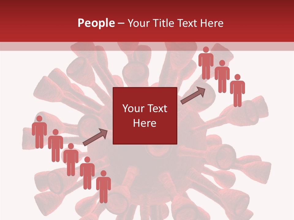 A Red And White Corona Corona Powerpoint Presentation PowerPoint Template