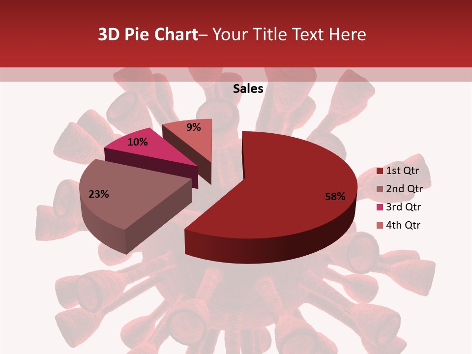 A Red And White Corona Corona Powerpoint Presentation PowerPoint Template
