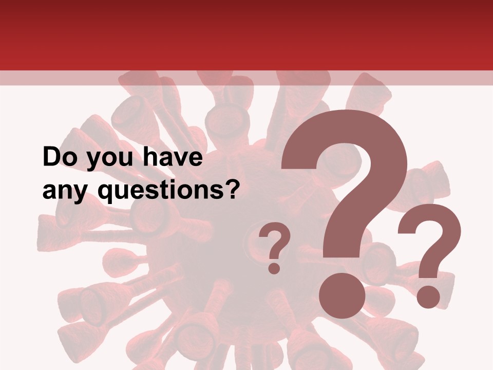 A Red And White Corona Corona Powerpoint Presentation PowerPoint Template