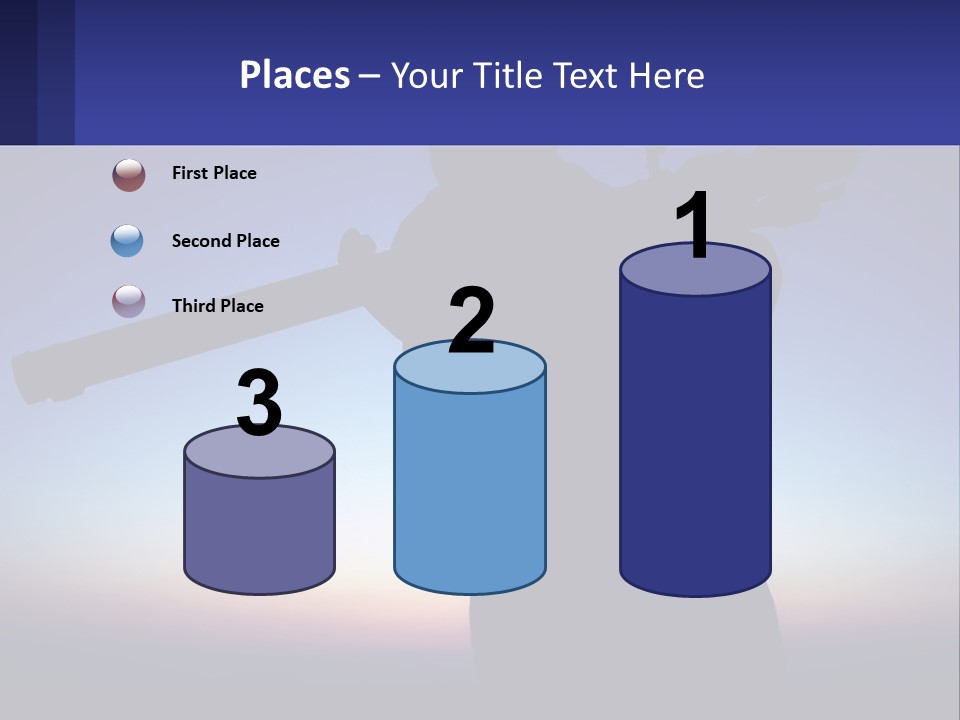 A Silhouette Of A Man Holding A Rifle PowerPoint Template
