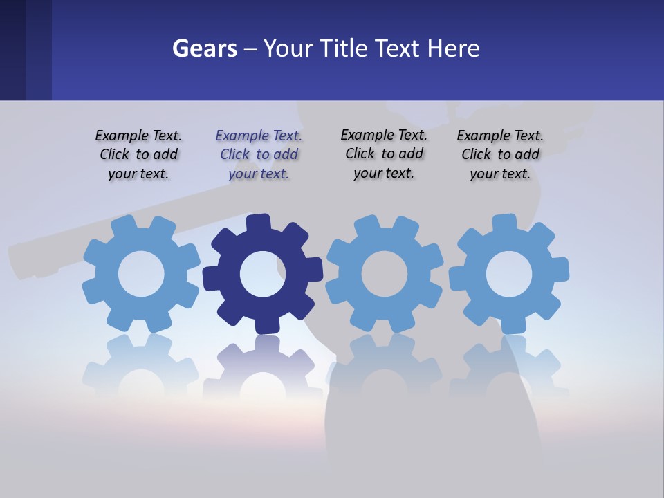 A Silhouette Of A Man Holding A Rifle PowerPoint Template