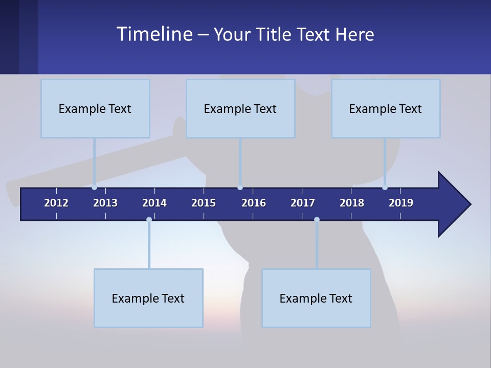 A Silhouette Of A Man Holding A Rifle PowerPoint Template