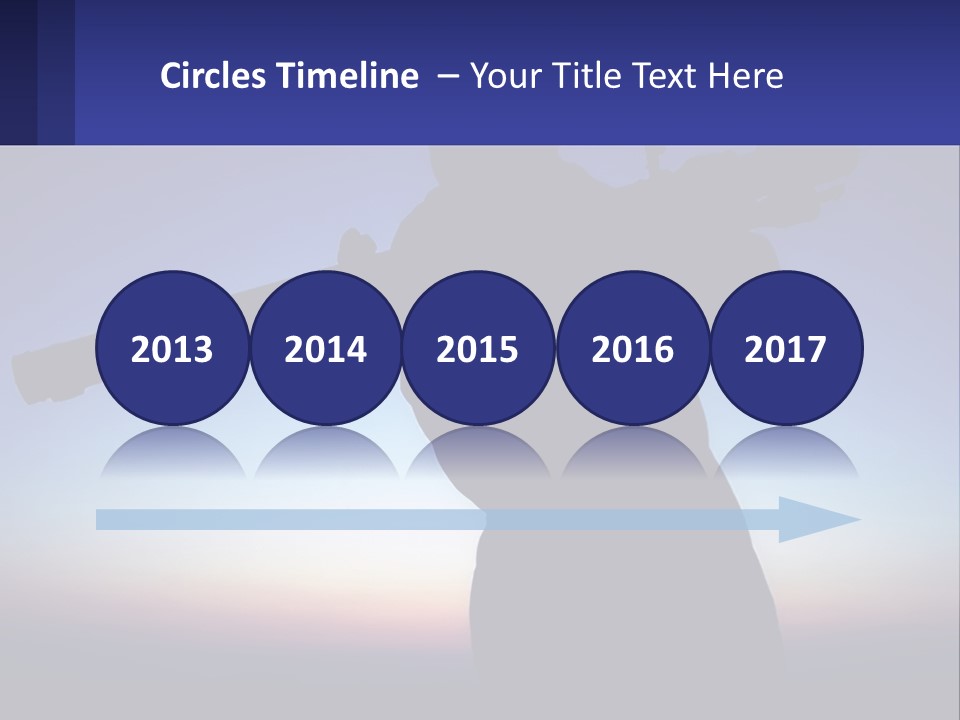 A Silhouette Of A Man Holding A Rifle PowerPoint Template