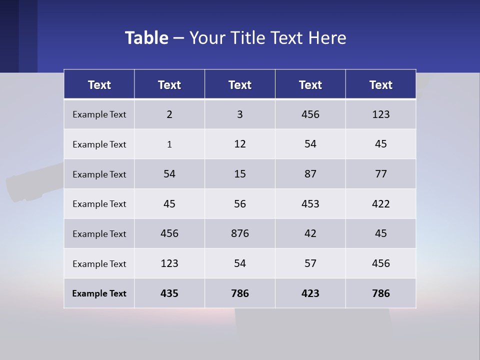A Silhouette Of A Man Holding A Rifle PowerPoint Template