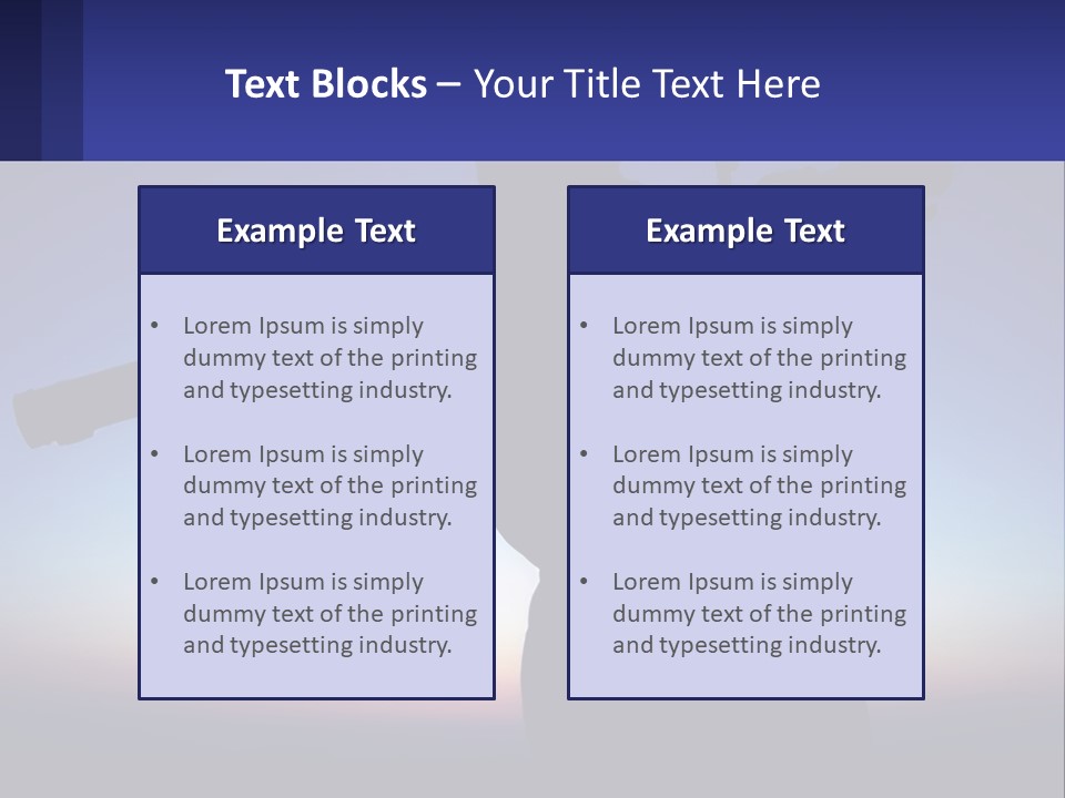 A Silhouette Of A Man Holding A Rifle PowerPoint Template
