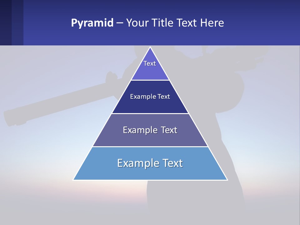 A Silhouette Of A Man Holding A Rifle PowerPoint Template