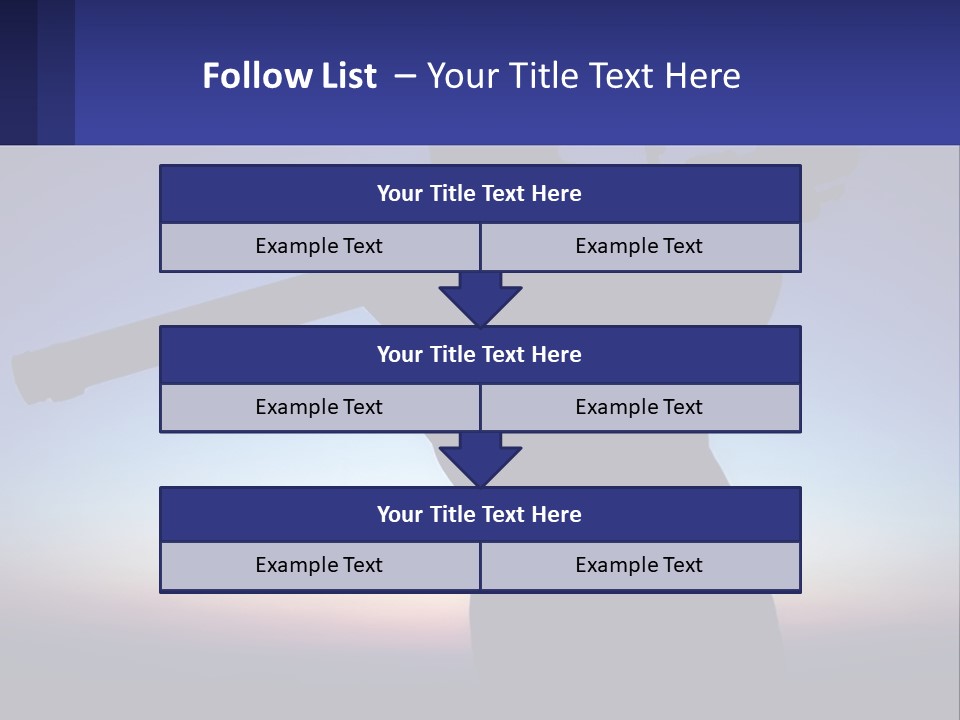 A Silhouette Of A Man Holding A Rifle PowerPoint Template