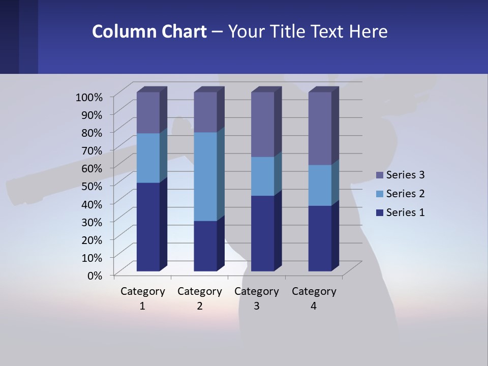A Silhouette Of A Man Holding A Rifle PowerPoint Template