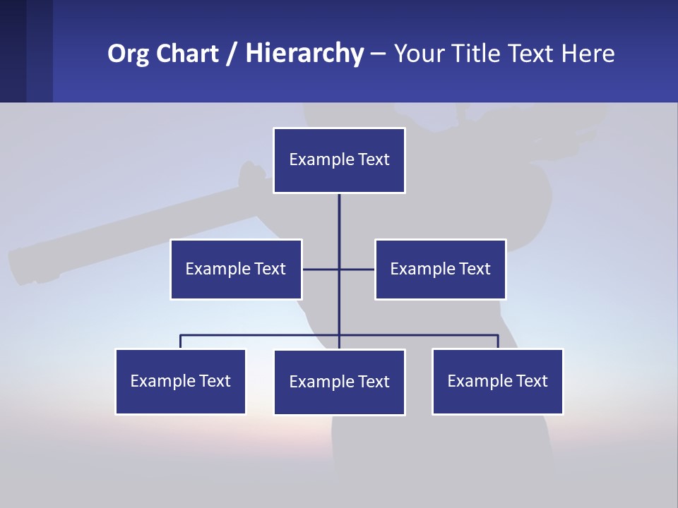 A Silhouette Of A Man Holding A Rifle PowerPoint Template
