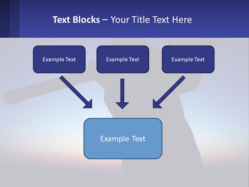 A Silhouette Of A Man Holding A Rifle PowerPoint Template