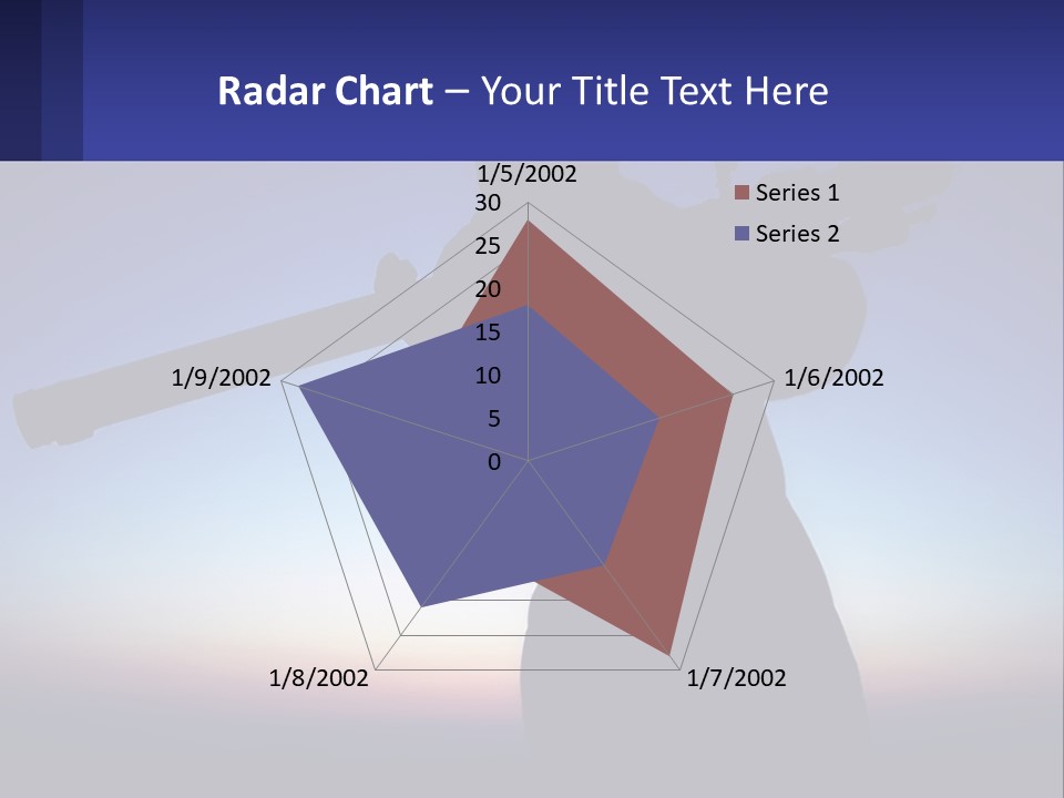 A Silhouette Of A Man Holding A Rifle PowerPoint Template