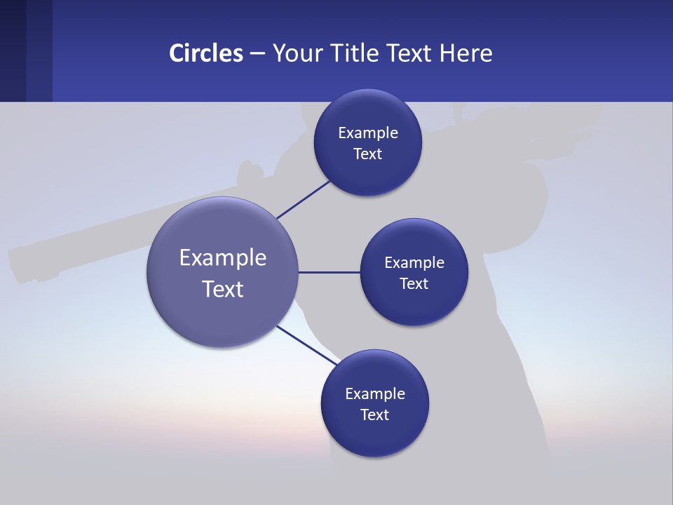 A Silhouette Of A Man Holding A Rifle PowerPoint Template