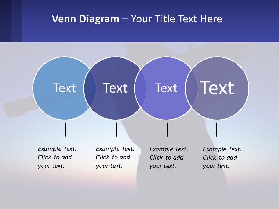 A Silhouette Of A Man Holding A Rifle PowerPoint Template