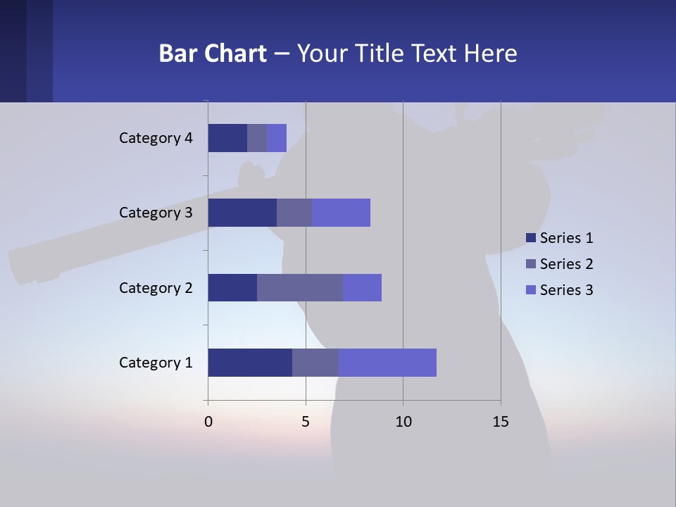 A Silhouette Of A Man Holding A Rifle PowerPoint Template