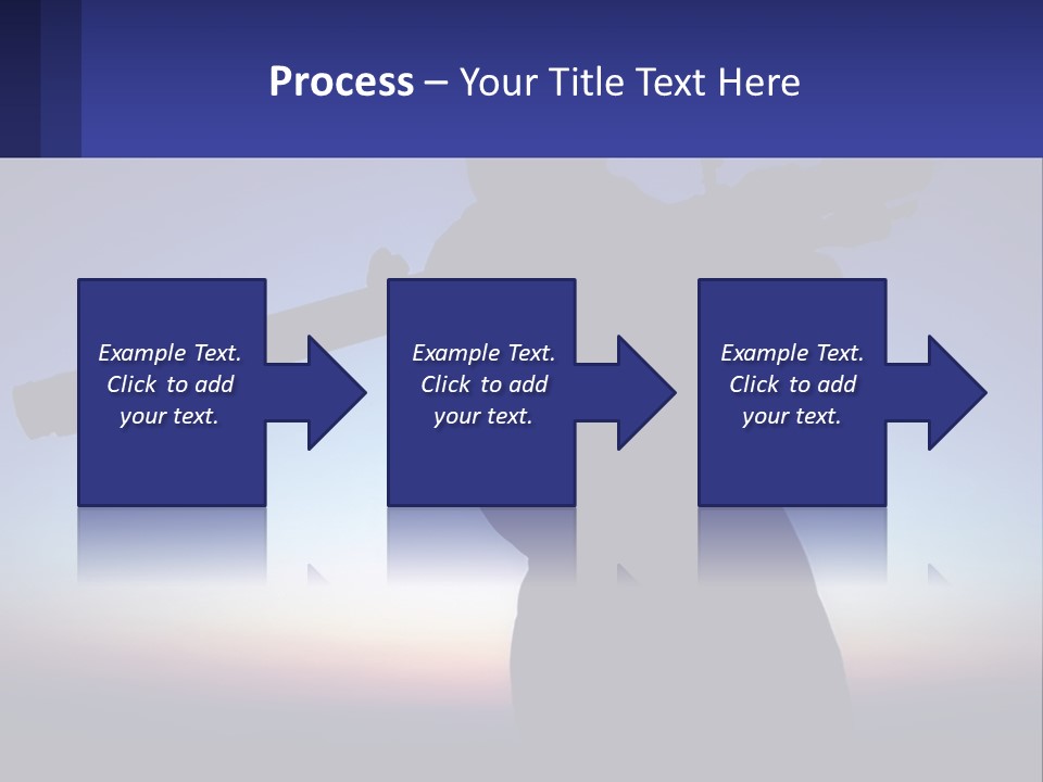 A Silhouette Of A Man Holding A Rifle PowerPoint Template