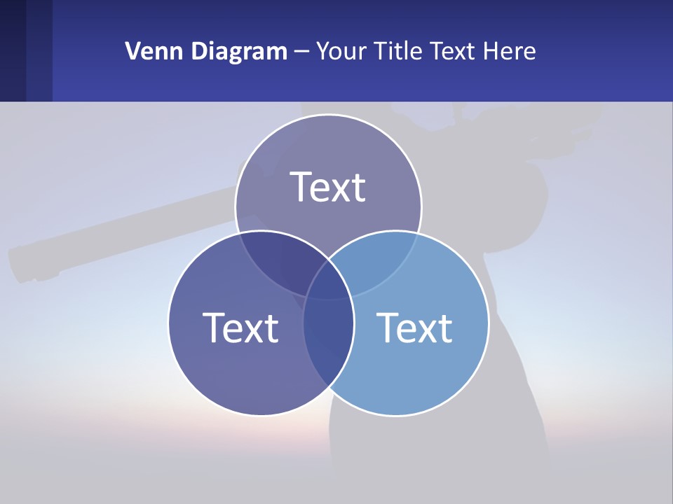 A Silhouette Of A Man Holding A Rifle PowerPoint Template