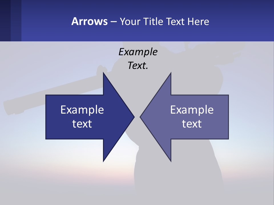 A Silhouette Of A Man Holding A Rifle PowerPoint Template
