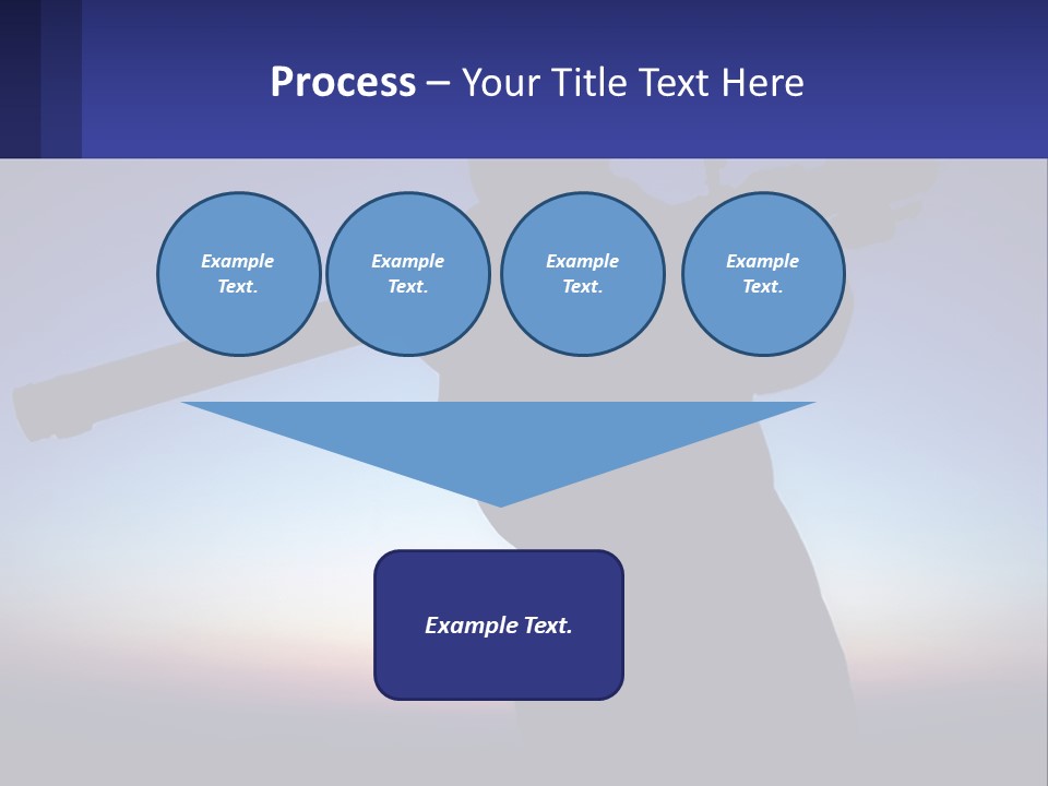 A Silhouette Of A Man Holding A Rifle PowerPoint Template