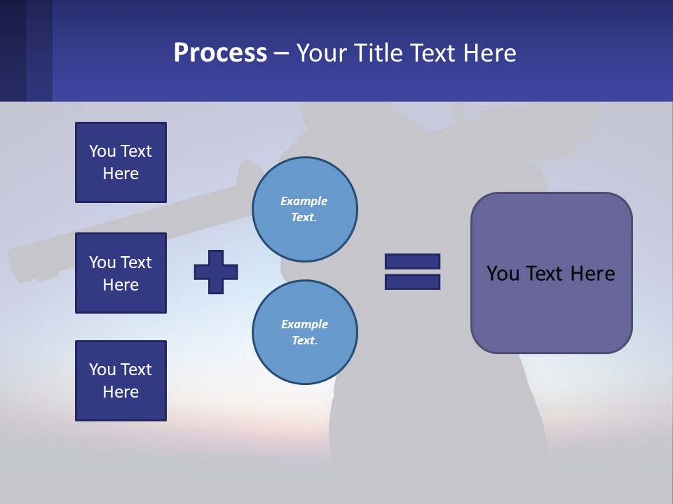 A Silhouette Of A Man Holding A Rifle PowerPoint Template