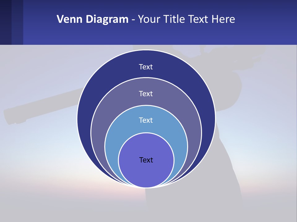 A Silhouette Of A Man Holding A Rifle PowerPoint Template