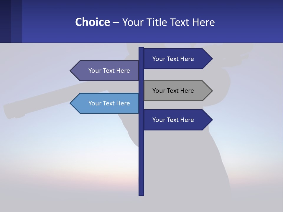 A Silhouette Of A Man Holding A Rifle PowerPoint Template