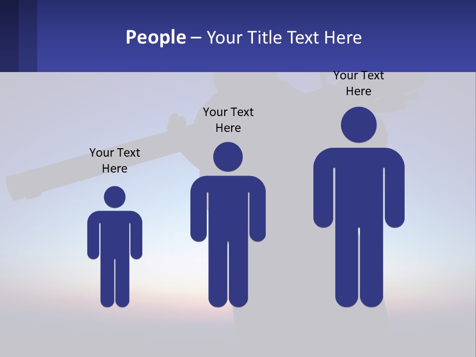 A Silhouette Of A Man Holding A Rifle PowerPoint Template