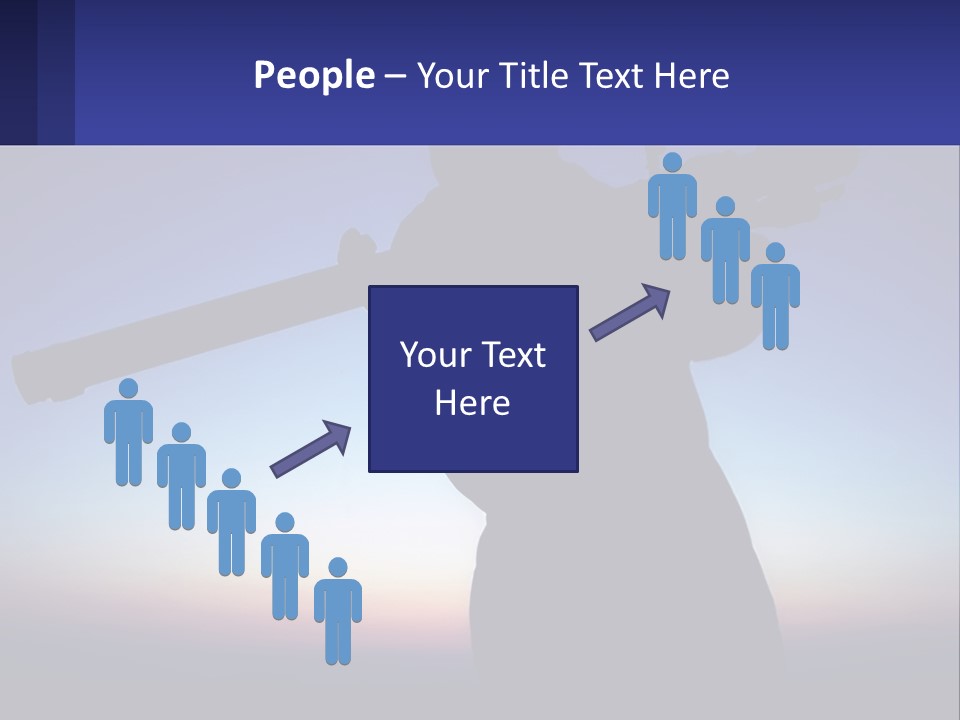 A Silhouette Of A Man Holding A Rifle PowerPoint Template